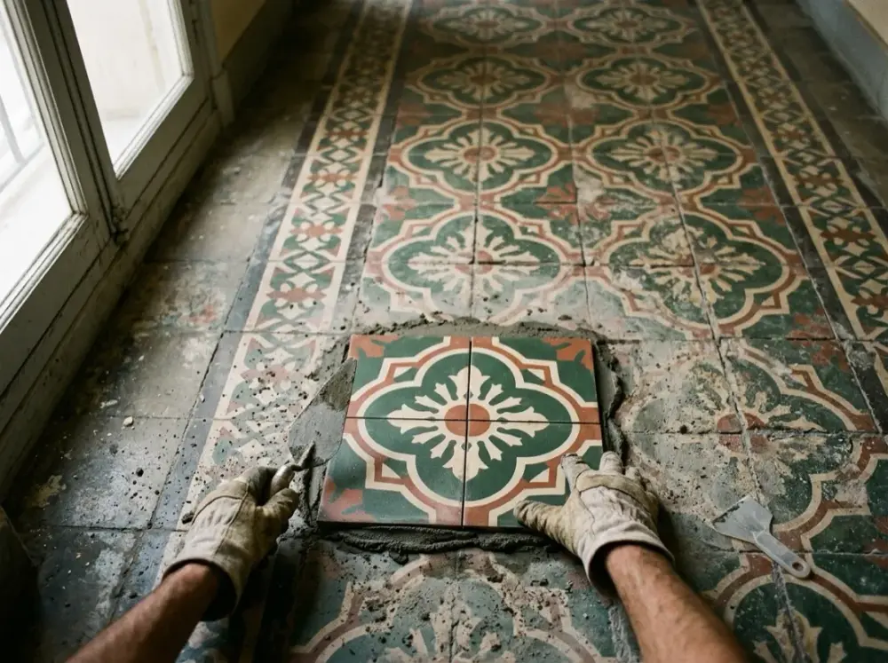 Illustration : carreaux de ciment