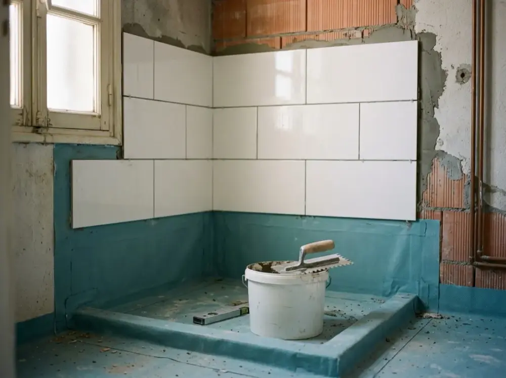 Illustration : carrelage de salle de bain